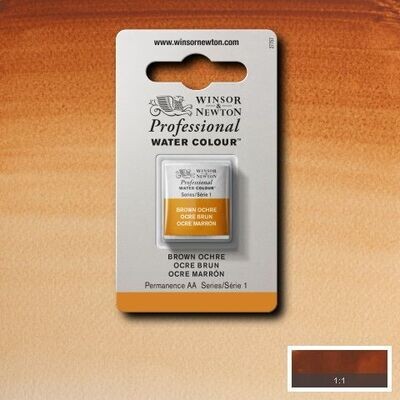 WINSOR & NEWTON ACUARELA PROFESIONAL 059 OCRE MARRÓN