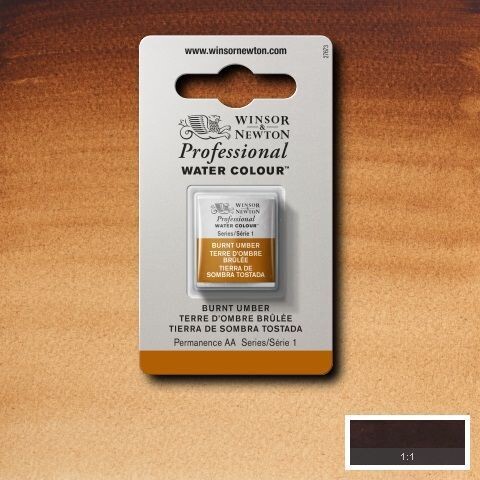 WINSOR & NEWTON ACUARELA PROFESIONAL 076 TIERRA DE SOMBRA TOSTADA