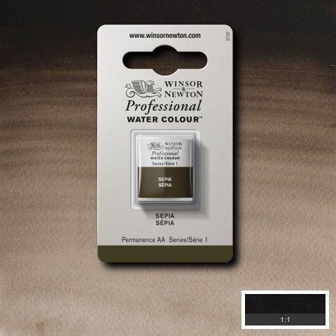 WINSOR & NEWTON ACUARELA PROFESIONAL 609 SEPIA