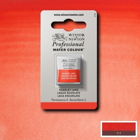 WINSOR & NEWTON ACUARELA PROFESIONAL 603 LACA ESCARLATA