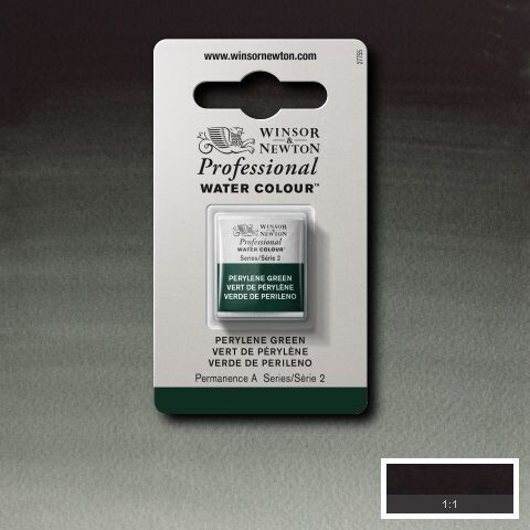 WINSOR & NEWTON ACUARELA PROFESIONAL 460 VERDE DE PERILENO