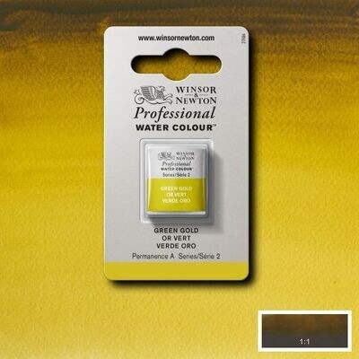 WINSOR & NEWTON ACUARELA PROFESIONAL 294 VERDE ORO