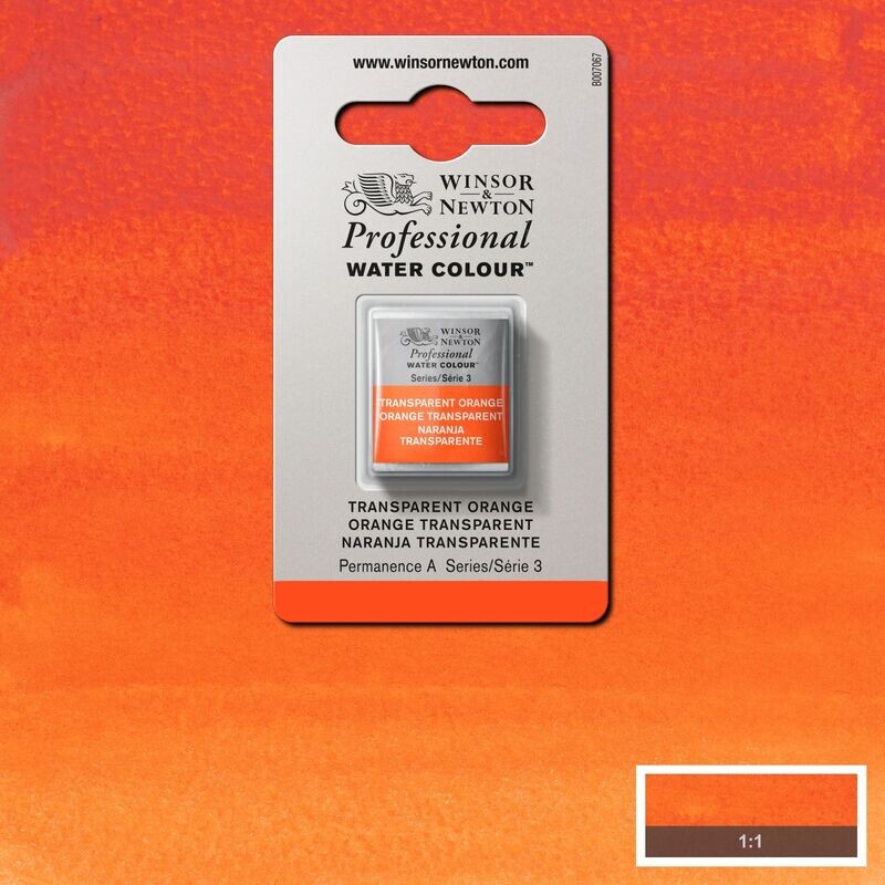 WINSOR & NEWTON ACUARELA PROFESIONAL 650 NARANJA TRANSPARENTE