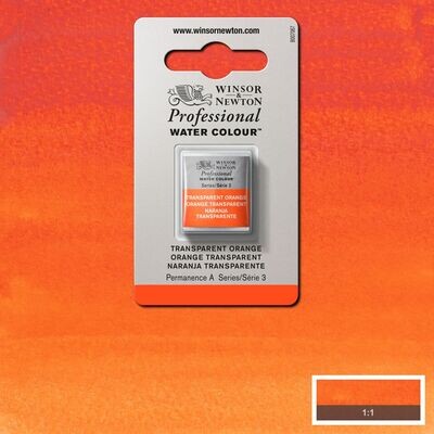 WINSOR & NEWTON ACUARELA PROFESIONAL 650 NARANJA TRANSPARENTE
