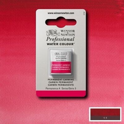 WINSOR & NEWTON ACUARELA PROFESIONAL 479 CARMÍN PERMANENTE