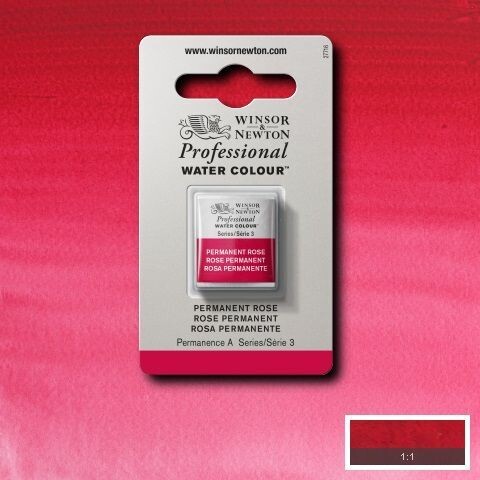 WINSOR & NEWTON ACUARELA PROFESIONAL 502 ROSA PERMANENTE