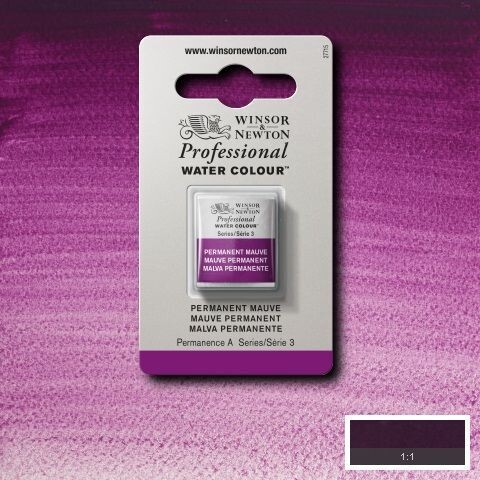 WINSOR & NEWTON ACUARELA PROFESIONAL 491 MALVA PERMANENTE