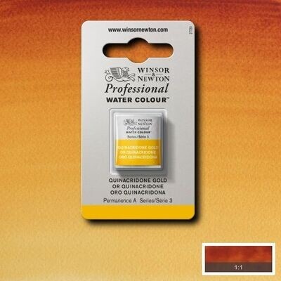 WINSOR & NEWTON ACUARELA PROFESIONAL 547 ORO QUINACRIDONA