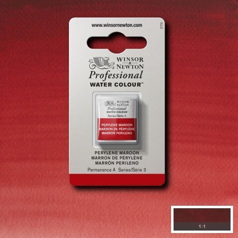 WINSOR & NEWTON ACUARELA PROFESIONAL 507 MARRÓN PERILENO