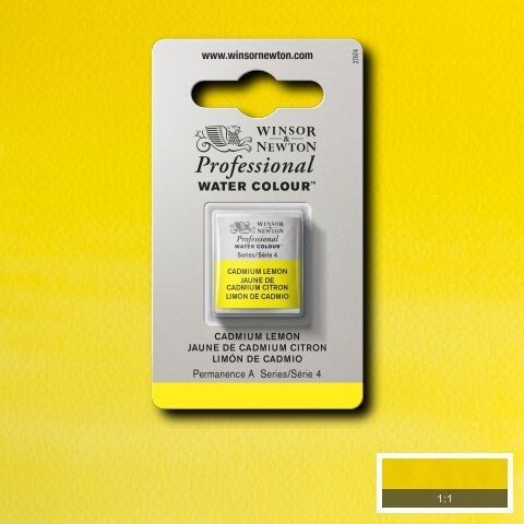 WINSOR & NEWTON ACUARELA PROFESIONAL 086 LIMÓN DE CADMIO
