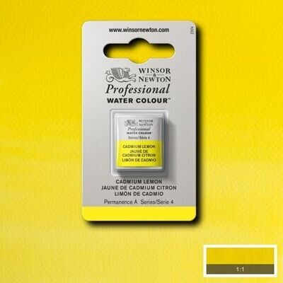 WINSOR & NEWTON ACUARELA PROFESIONAL 086 LIMÓN DE CADMIO