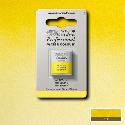 WINSOR & NEWTON ACUARELA PROFESIONAL 016 AUREOLINA