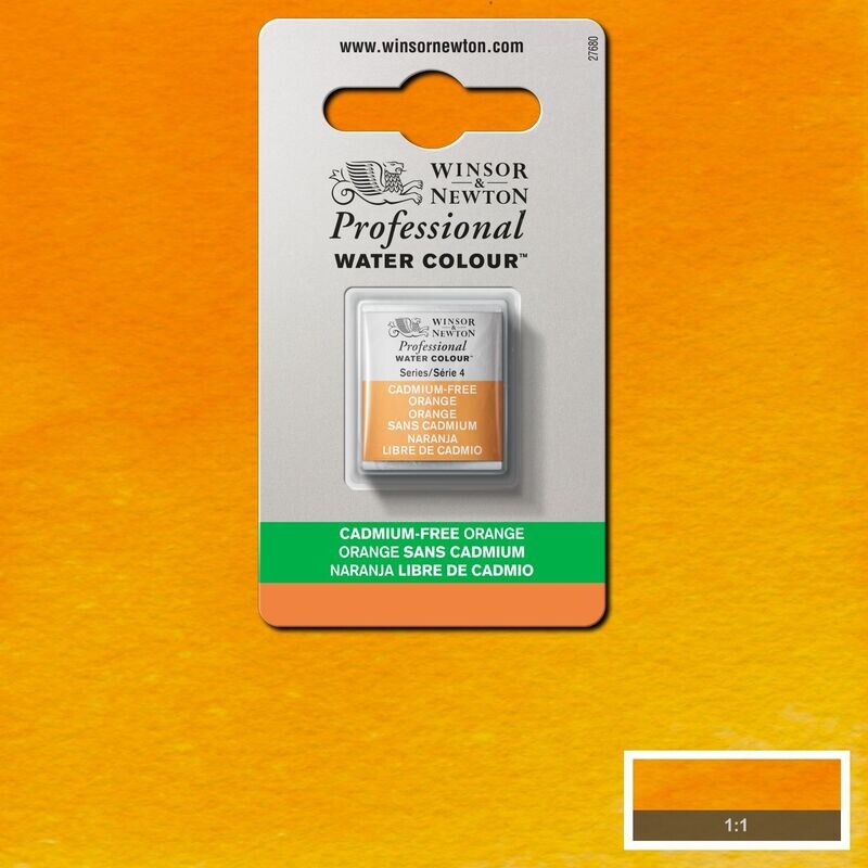 WINSOR & NEWTON ACUARELA PROFESIONAL 899 NARANJA LIBRE DE CADMIO
