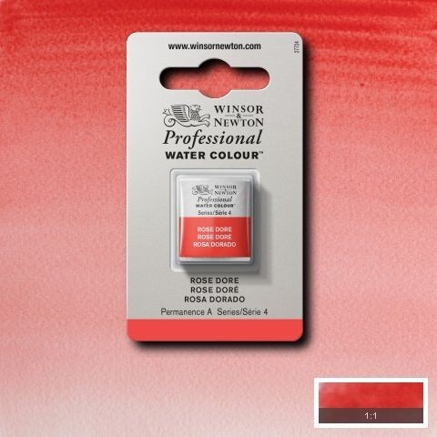 WINSOR & NEWTON ACUARELA PROFESIONAL 576 ROSA DORADO