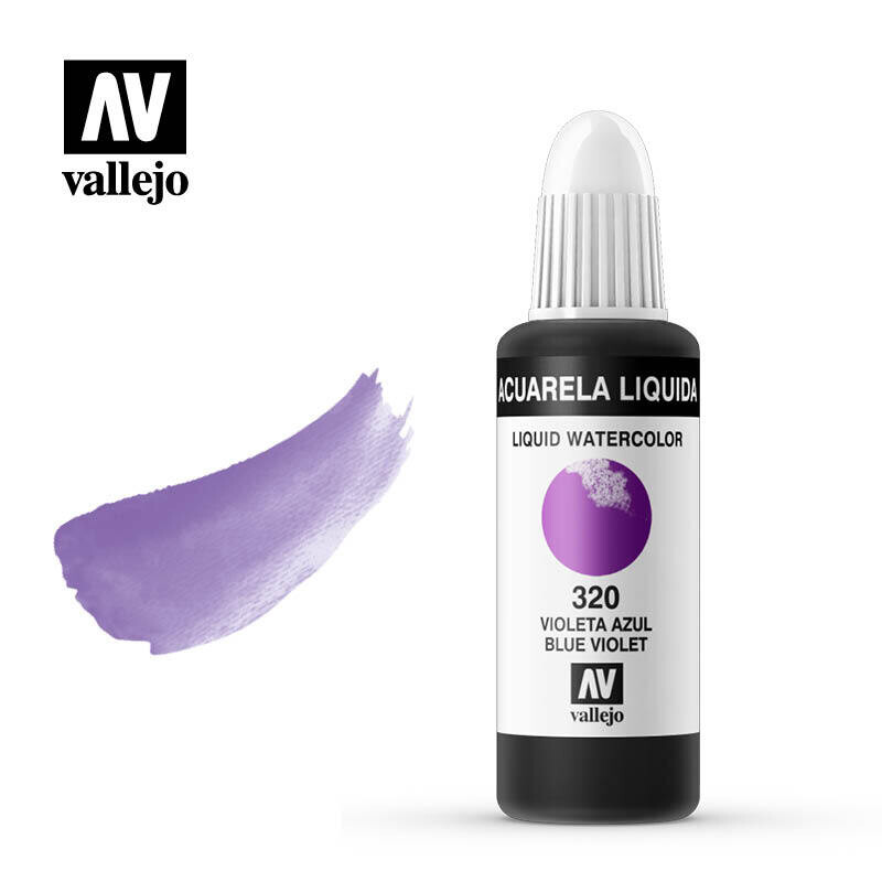 ACUARELA LÍQUIDA VALLEJO 320 VIOLETA AZUL