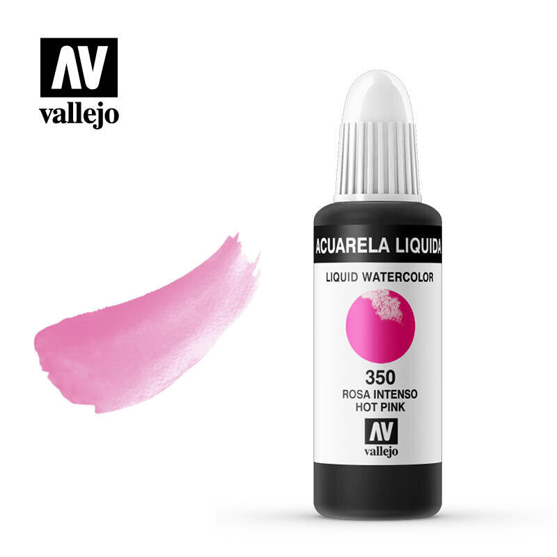 ACUARELA LÍQUIDA VALLEJO 350 ROSA INTENSO