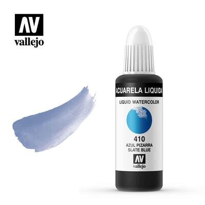 ACUARELA LÍQUIDA VALLEJO 410 AZUL PIZARRA