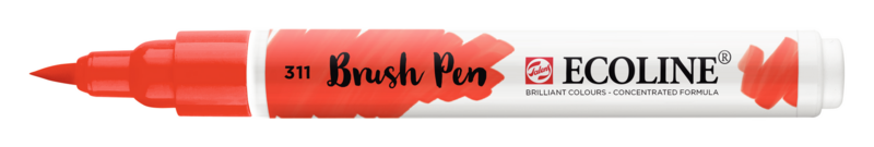 ECOLINE BRUSH PEN 311 BERMELLÓN