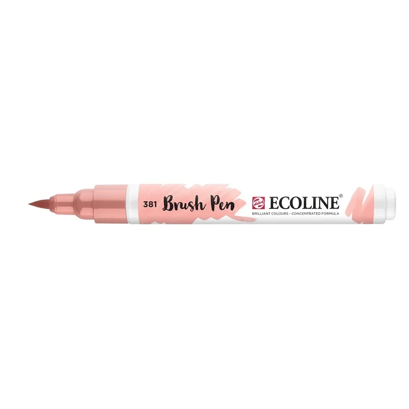 ECOLINE BRUSH PEN 381 ROJO PASTEL