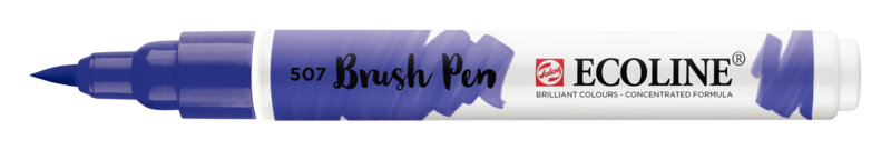 ECOLINE BRUSH PEN 507 AZUL ULTRAMAR VIOLETA