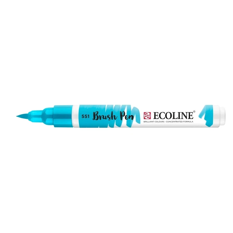 ECOLINE BRUSH PEN 551 AZUL CELESTE CLARO