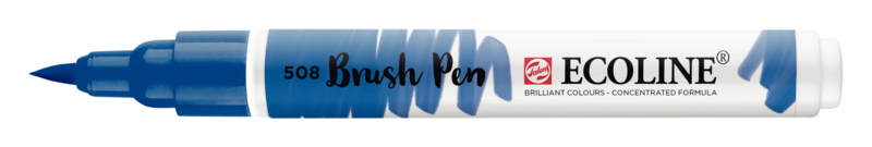 ECOLINE BRUSH PEN 508 AZUL DE PRUSIA