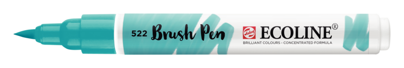 ECOLINE BRUSH PEN 522 AZUL TURQUESA