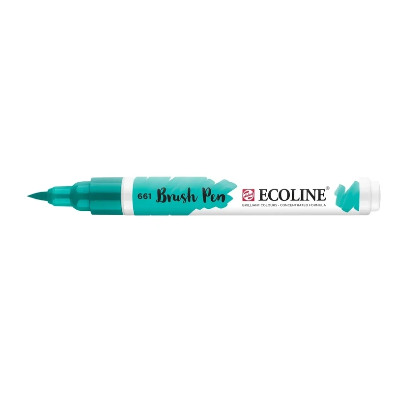 ECOLINE BRUSH PEN 661 VERDE TURQUESA