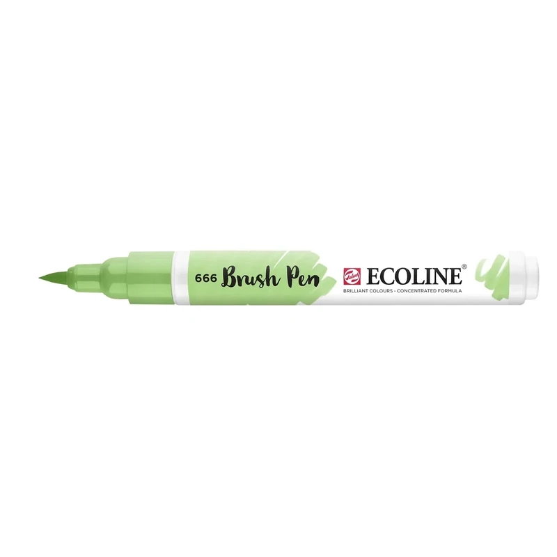 ECOLINE BRUSH PEN 666 VERDE PASTEL