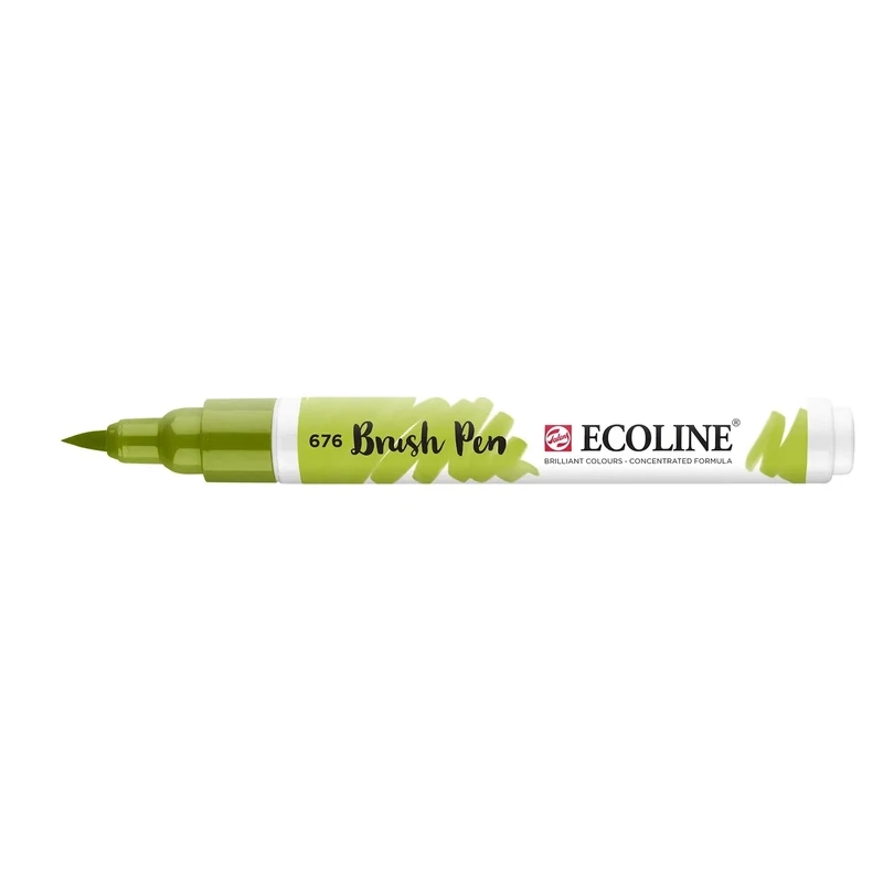 ECOLINE BRUSH PEN 676 VERDE HIERBA