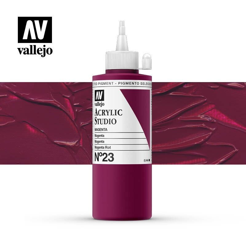 ACRÍLICO ESTUDIO VALLEJO 023 MAGENTA