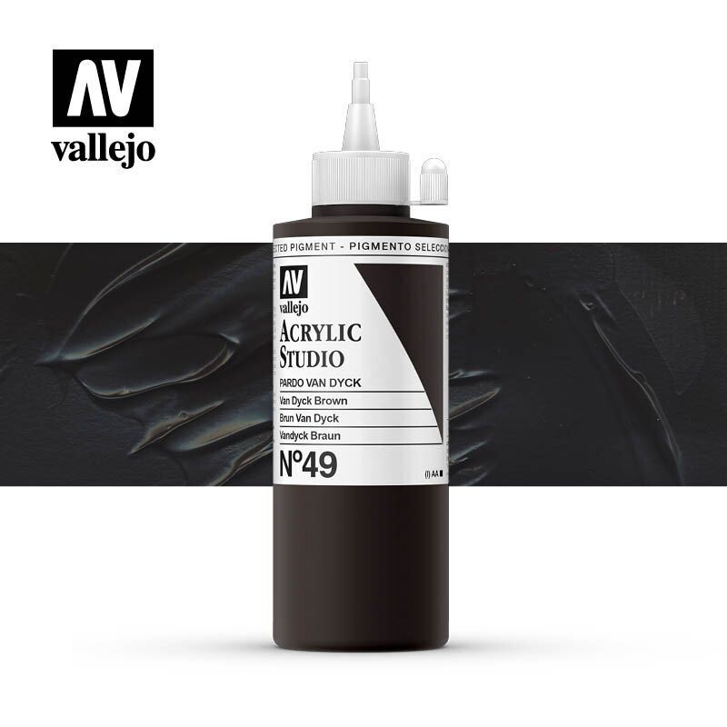 ACRÍLICO ESTUDIO VALLEJO 049 PARDO VAN DYCK