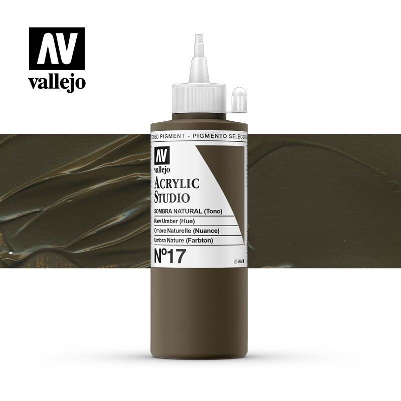 ACRÍLICO ESTUDIO VALLEJO 017 SOMBRA NATURAL