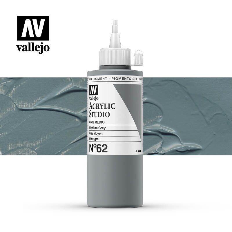 ACRÍLICO ESTUDIO VALLEJO 062 GRIS MEDIO