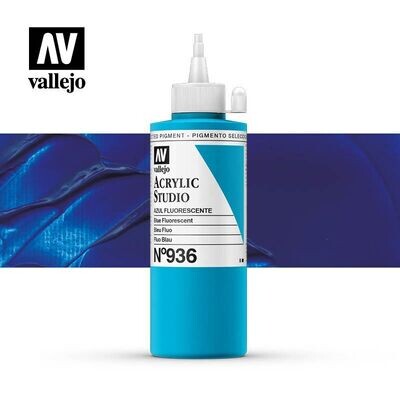 ACRÍLICO ESTUDIO VALLEJO 936 AZUL FLUORESCENTE