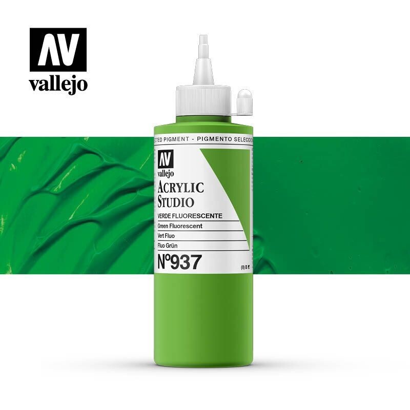 ACRÍLICO ESTUDIO VALLEJO 937 VERDE FLUORESCENTE