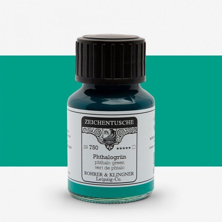 ROHRER & KLINGNER TINTA VERDE PHTALO 750