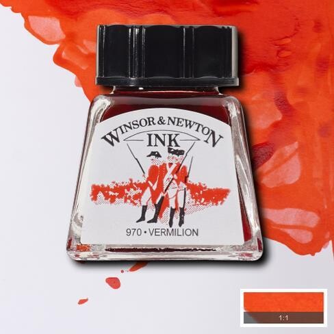 WINSOR & NEWTON TINTA BERMELLÓN 680