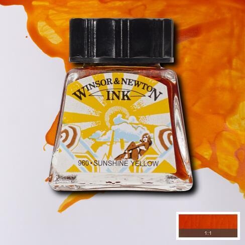 WINSOR & NEWTON TINTA AMARILLO SOL 633