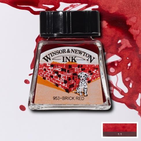 WINSOR & NEWTON TINTA ROJO LADRILLO 040