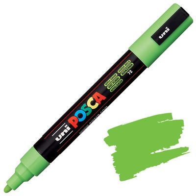 POSCA PC5M VERDE MANZANA 72