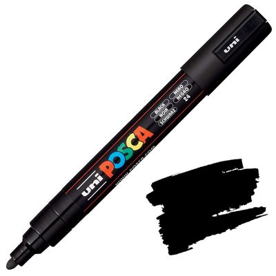 POSCA PC5M NEGRO 24