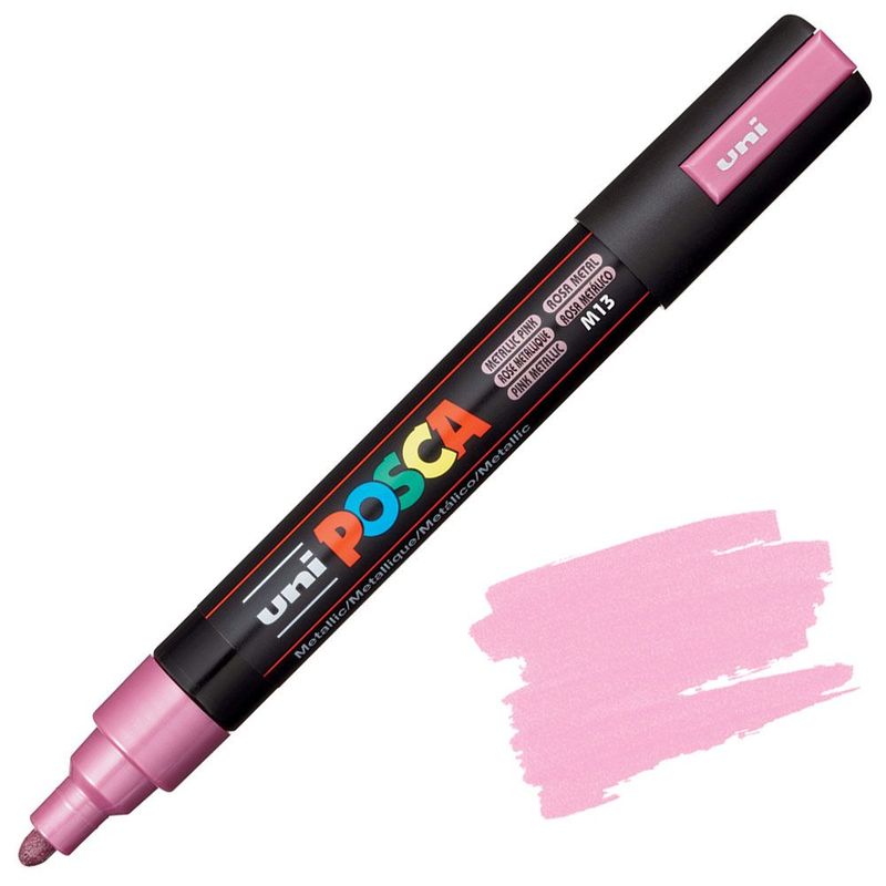 POSCA PC5M ROSA METÁLICO M13