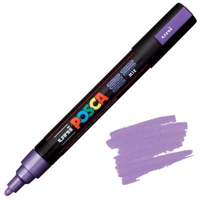 POSCA PC5M VIOLETA METÁLICO M12