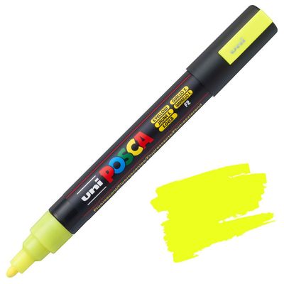 POSCA PC5M AMARILLO FLUO F2