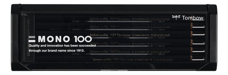 TOMBOW MONO 100 ESTUCHE DE 12 LÁPICES DE DIBUJO PROFESIONAL