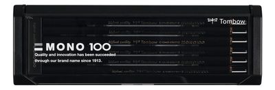 TOMBOW MONO 100 ESTUCHE DE 12 LÁPICES DE DIBUJO PROFESIONAL