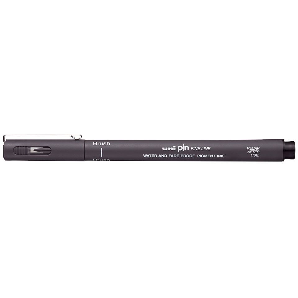 MITSUBISHI UNI PIN BRUSH GRIS OSCURO
