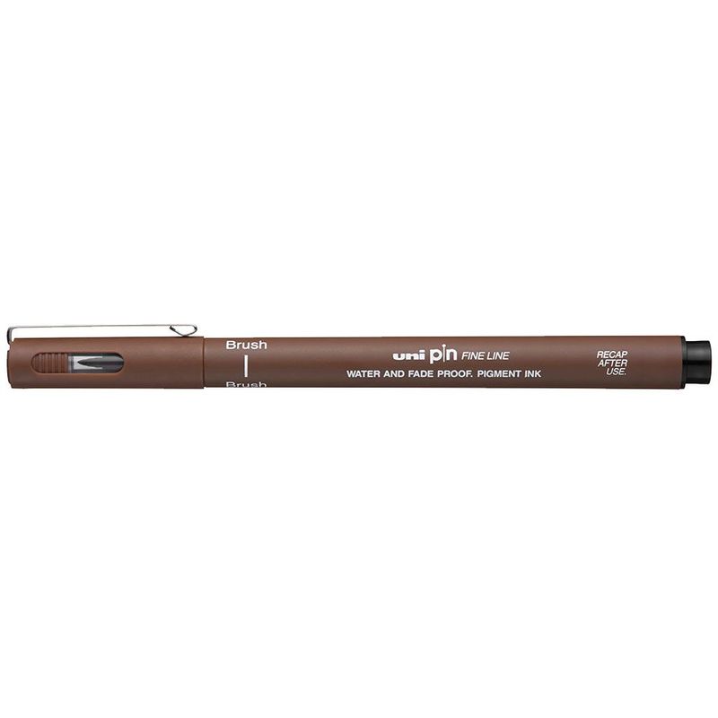 MITSUBISHI UNI PIN BRUSH SEPIA