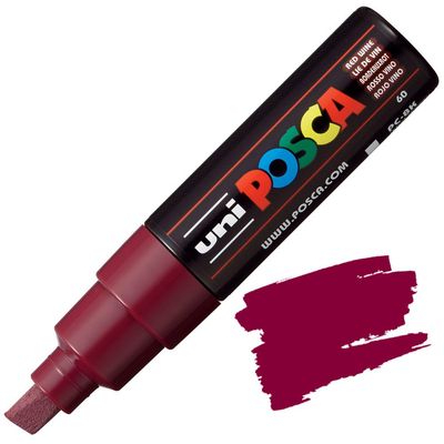 POSCA PC8K ROJO VINO 60